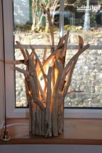 como hacer lamparas de madera artesanales diy