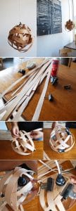 como hacer lamparas de madera artesanales diy
