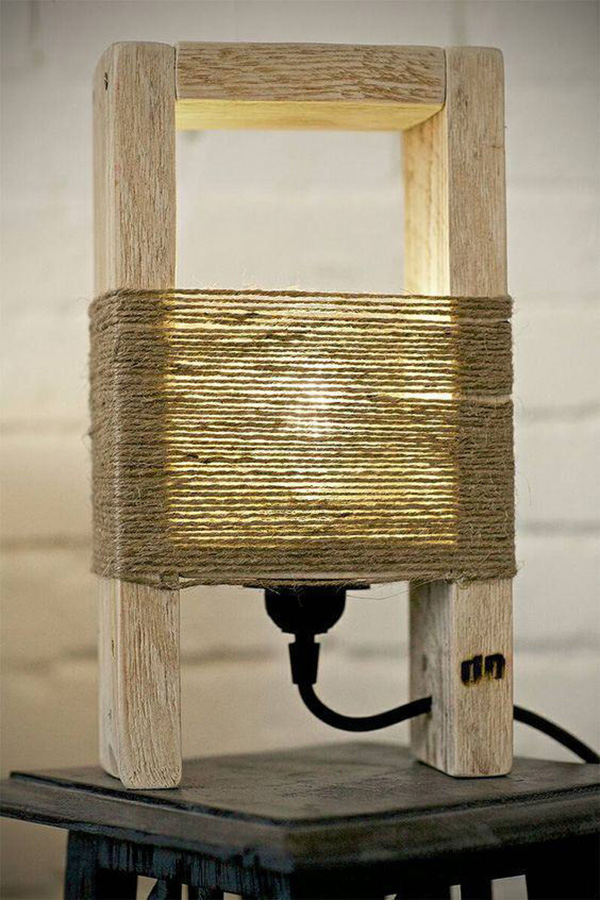 productos quimicos expandir Criatura ▷ Cómo hacer lámparas de madera artesanales Diy / Por4Pavos