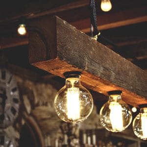 como hacer lamparas de madera artesanales