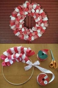 como hacer coronas de navidad
