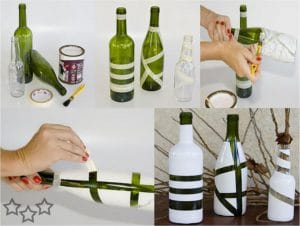 ideas para reciclar botellas de cristal o vidrio